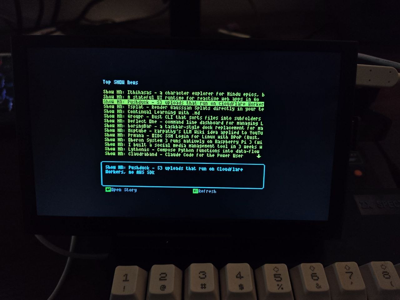 Hacker News demo